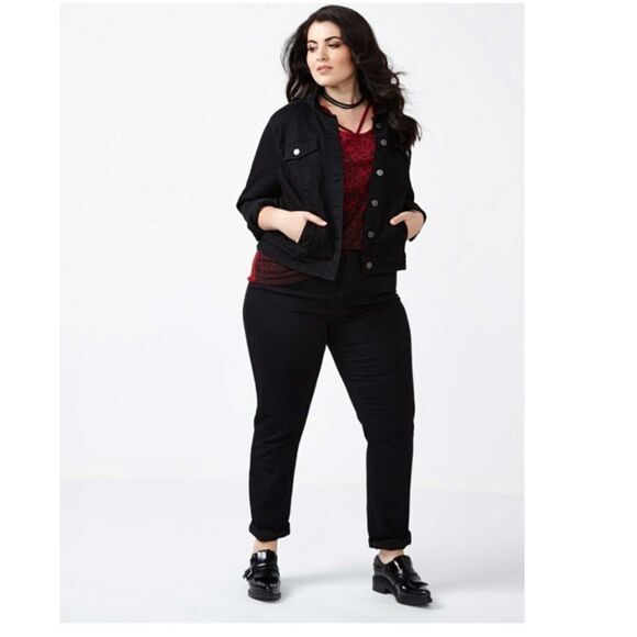 Pennington’s DC Black Straight Leg Jeans Sz 28P - Picture 10 of 10